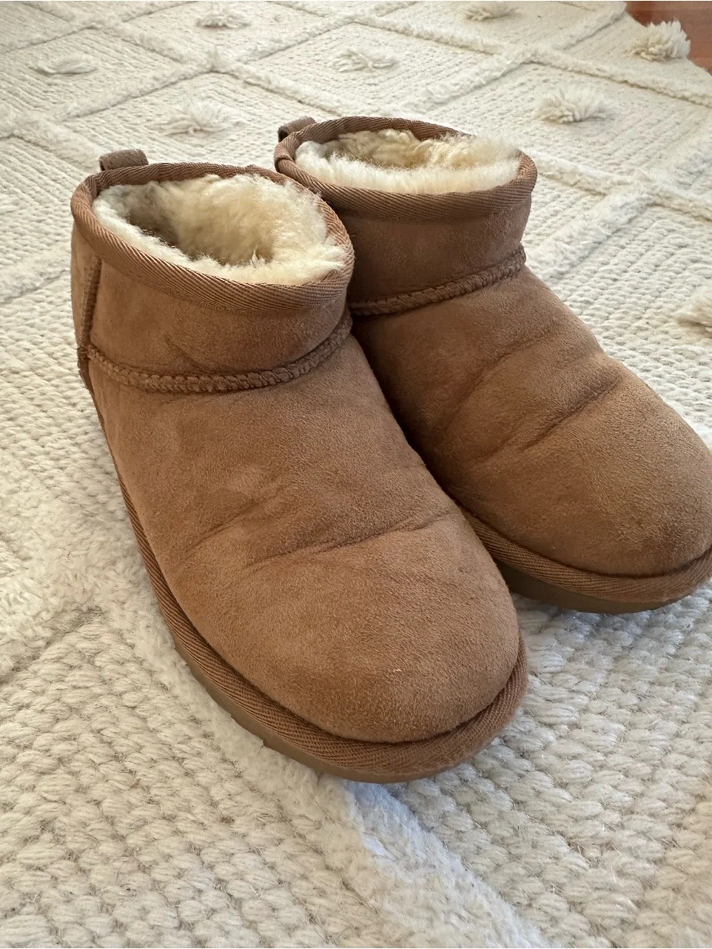 UGG Kids Classic Ultra Mini Boots - Chestnut Brown